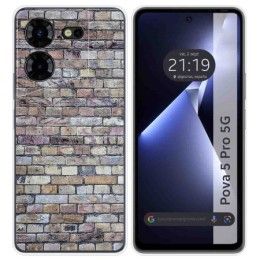 Funda Silicona para TECNO POVA 5 Pro 5G diseño Ladrillo 02 Dibujos