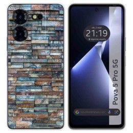 Funda Silicona para TECNO POVA 5 Pro 5G diseño Ladrillo 05 Dibujos