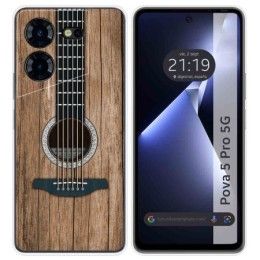 Funda Silicona para TECNO POVA 5 Pro 5G diseño Madera 11 Dibujos