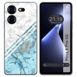 Funda Silicona para TECNO POVA 5 Pro 5G diseño Mármol 02 Dibujos