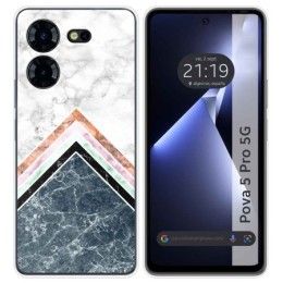 Funda Silicona para TECNO POVA 5 Pro 5G diseño Mármol 05 Dibujos