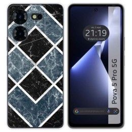 Funda Silicona para TECNO POVA 5 Pro 5G diseño Mármol 06 Dibujos