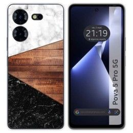 Funda Silicona para TECNO POVA 5 Pro 5G diseño Mármol 11 Dibujos