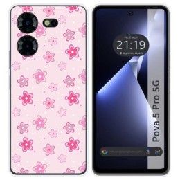 Funda Silicona para TECNO POVA 5 Pro 5G diseño Flores Dibujos