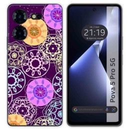 Funda Silicona para TECNO POVA 5 Pro 5G diseño Radial Dibujos