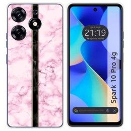 Funda Silicona para TECNO SPARK 10 Pro diseño Mármol 04 Dibujos