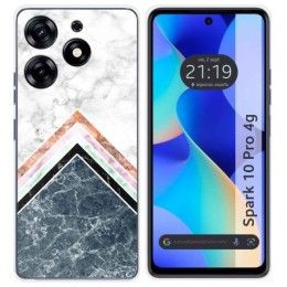 Funda Silicona para TECNO SPARK 10 Pro diseño Mármol 05 Dibujos