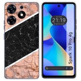 Funda Silicona para TECNO SPARK 10 Pro diseño Mármol 07 Dibujos