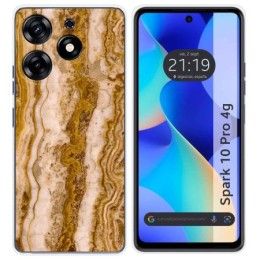 Funda Silicona para TECNO SPARK 10 Pro diseño Mármol 10 Dibujos