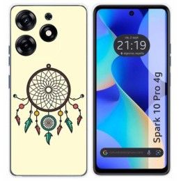 Funda Silicona para TECNO SPARK 10 Pro diseño Atrapasueños Dibujos