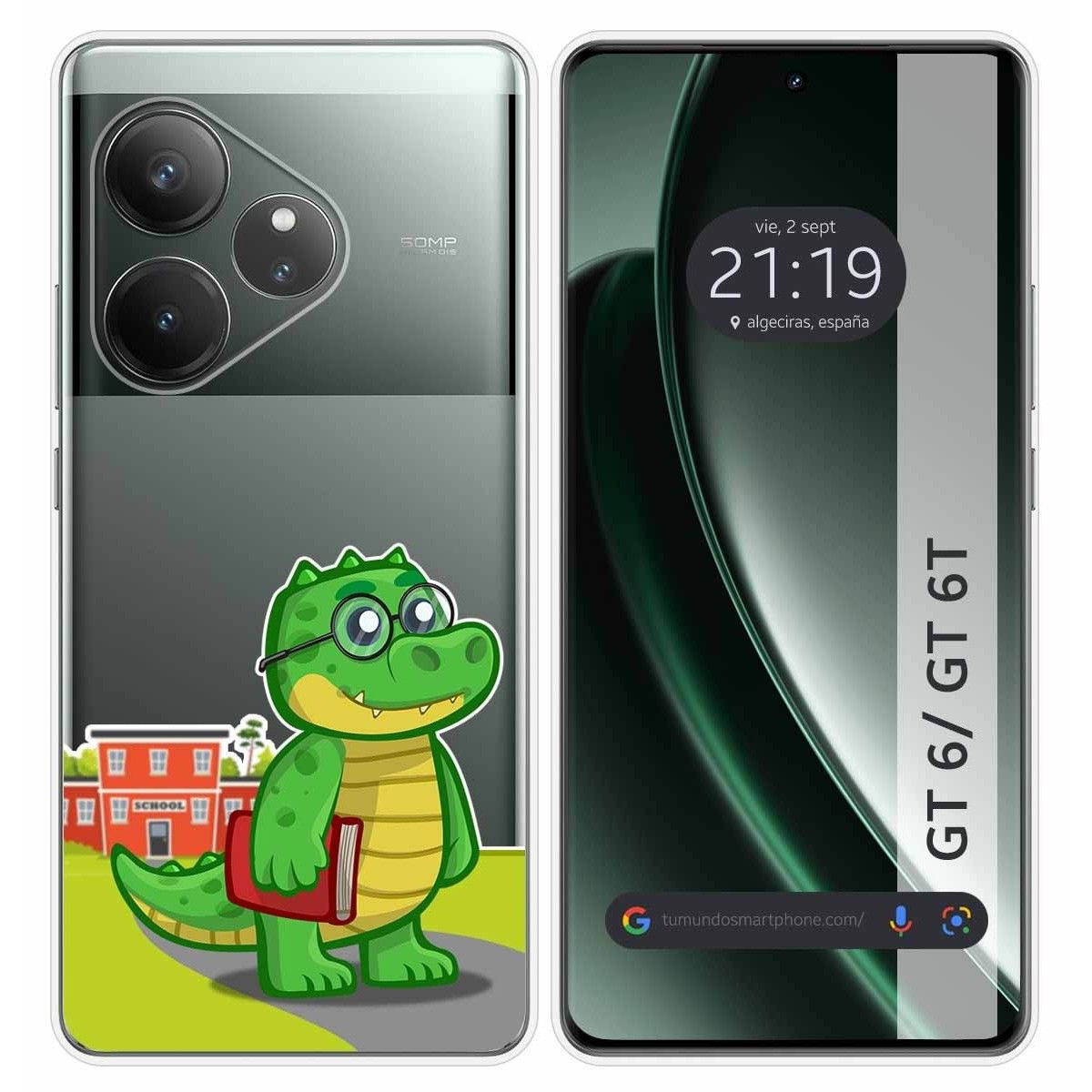 Funda Silicona Transparente para Realme GT 6 / GT 6T 5G diseño Coco Dibujos