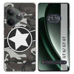 Funda Silicona para Realme GT 6 / GT 6T 5G diseño Camuflaje 02 Dibujos