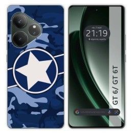 Funda Silicona para Realme GT 6 / GT 6T 5G diseño Camuflaje 03 Dibujos