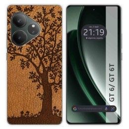 Funda Silicona para Realme GT 6 / GT 6T 5G diseño Cuero 03 Dibujos