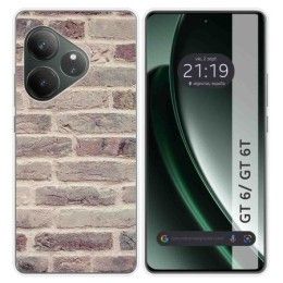 Funda Silicona para Realme GT 6 / GT 6T 5G diseño Ladrillo 01 Dibujos