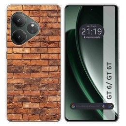 Funda Silicona para Realme GT 6 / GT 6T 5G diseño Ladrillo 04 Dibujos