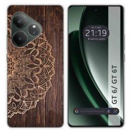 Funda Silicona para Realme GT 6 / GT 6T 5G diseño Madera 06 Dibujos