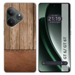 Funda Silicona para Realme GT 6 / GT 6T 5G diseño Madera 09 Dibujos