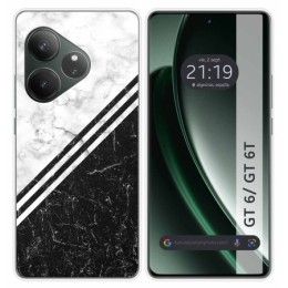 Funda Silicona para Realme GT 6 / GT 6T 5G diseño Mármol 01 Dibujos