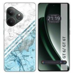 Funda Silicona para Realme GT 6 / GT 6T 5G diseño Mármol 02 Dibujos