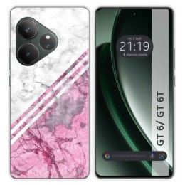 Funda Silicona para Realme GT 6 / GT 6T 5G diseño Mármol 03 Dibujos