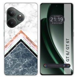 Funda Silicona para Realme GT 6 / GT 6T 5G diseño Mármol 05 Dibujos