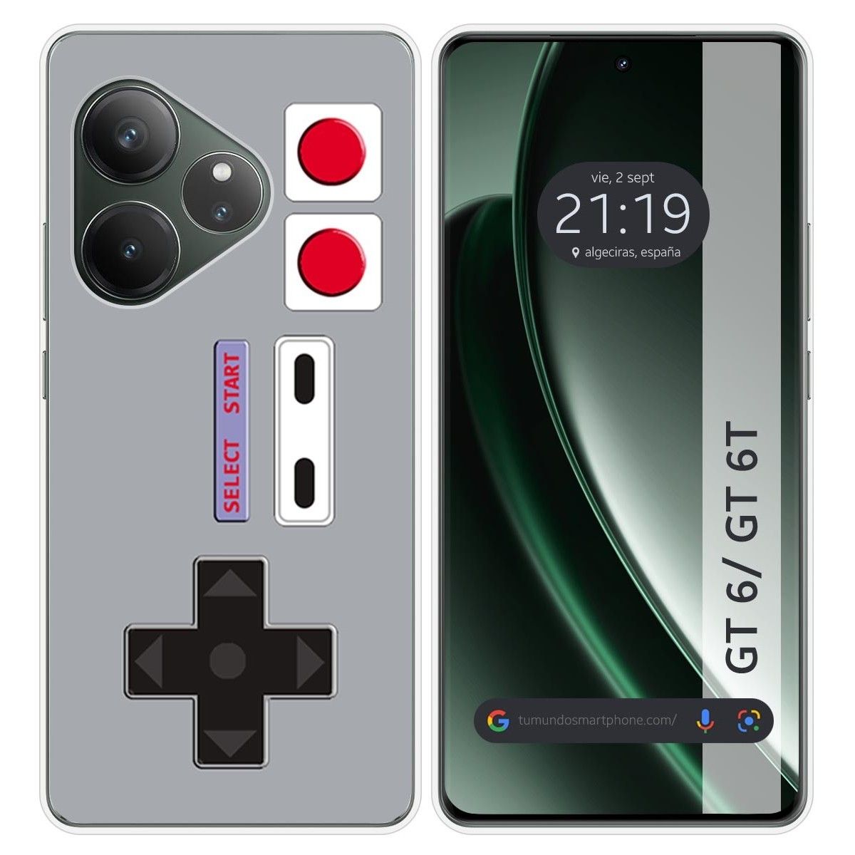 Funda Silicona para Realme GT 6 / GT 6T 5G diseño Consola Dibujos