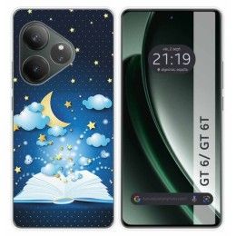 Funda Silicona para Realme GT 6 / GT 6T 5G diseño Libro Cuentos Dibujos