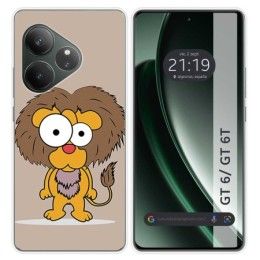 Funda Silicona para Realme GT 6 / GT 6T 5G diseño Leon Dibujos