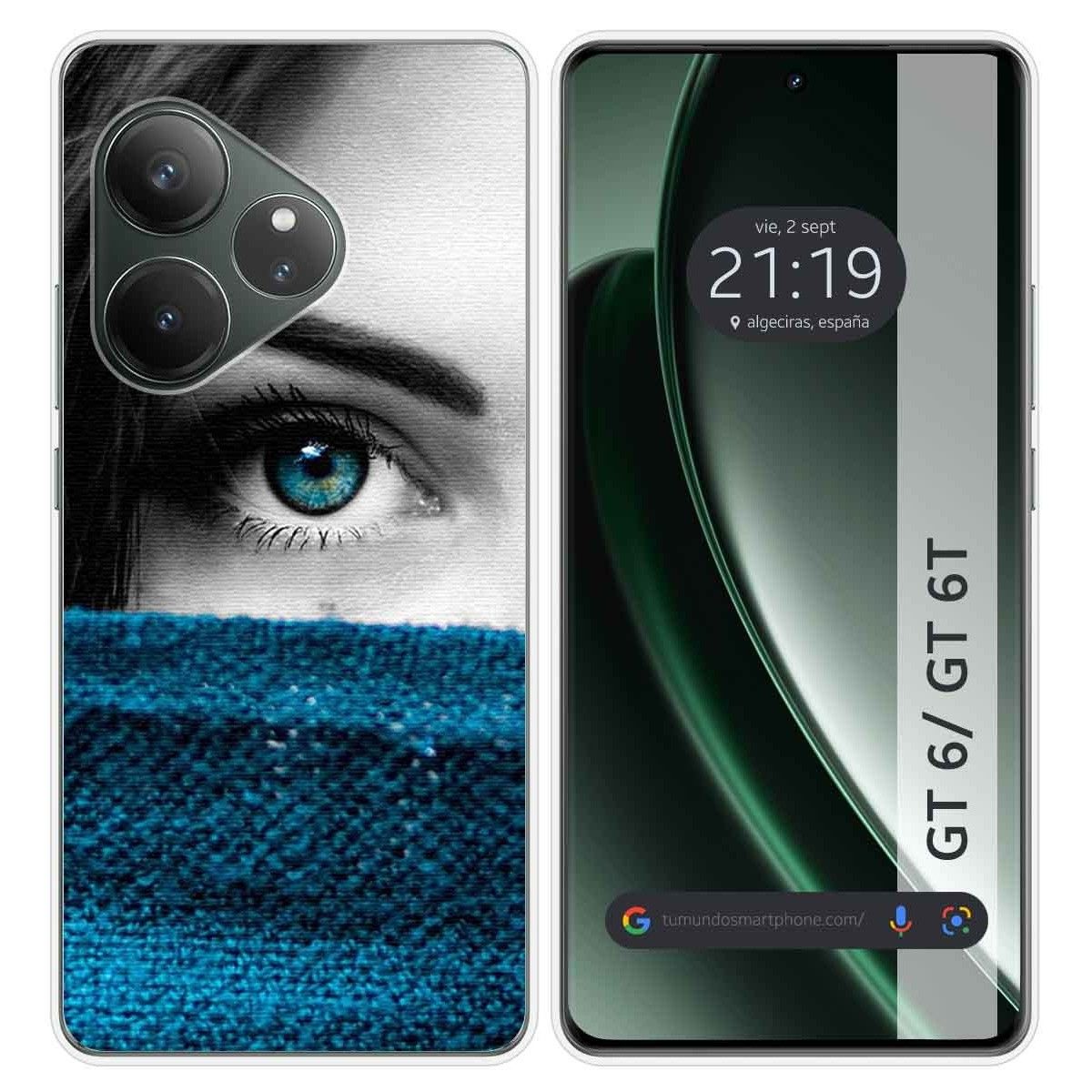 Funda Silicona para Realme GT 6 / GT 6T 5G diseño Ojo Dibujos