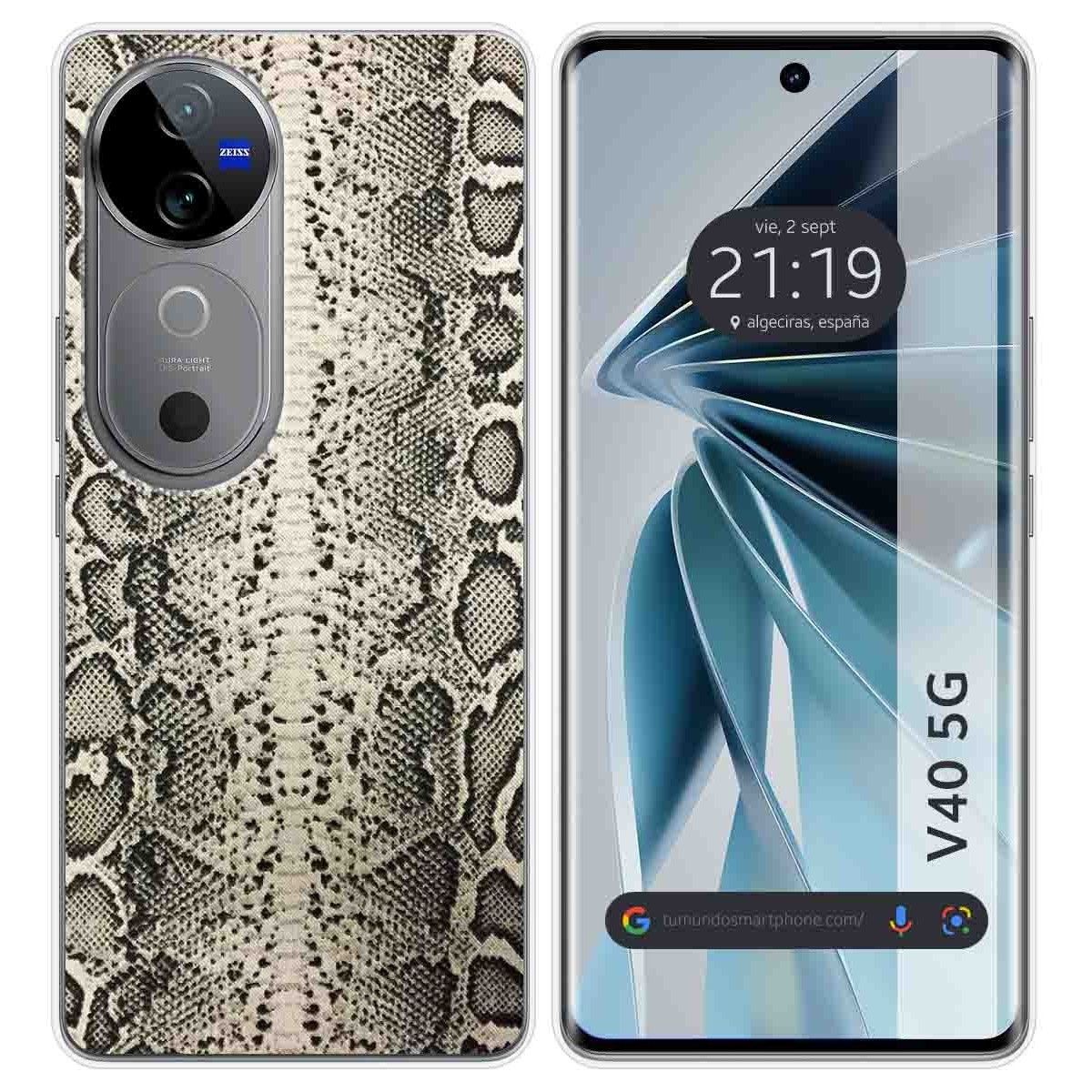 Funda Silicona para Vivo V40 5G diseño Animal 01 Dibujos