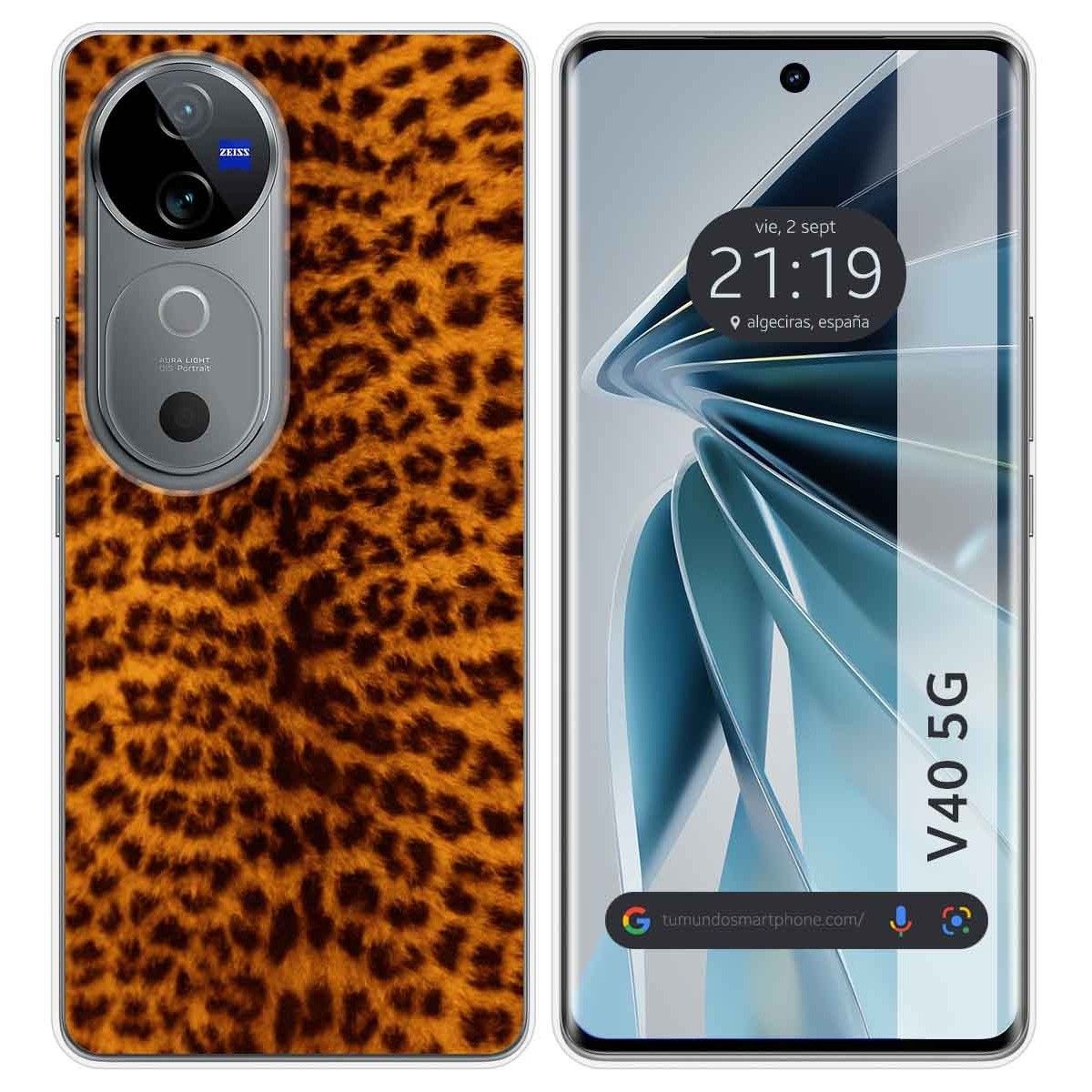 Funda Silicona para Vivo V40 5G diseño Animal 03 Dibujos