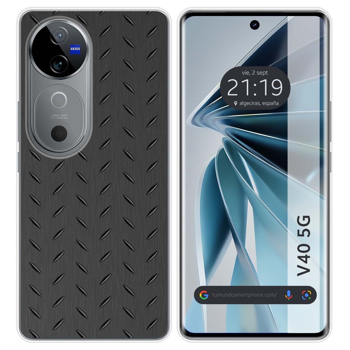 Funda Silicona para Vivo V40 5G diseño Metal Dibujos