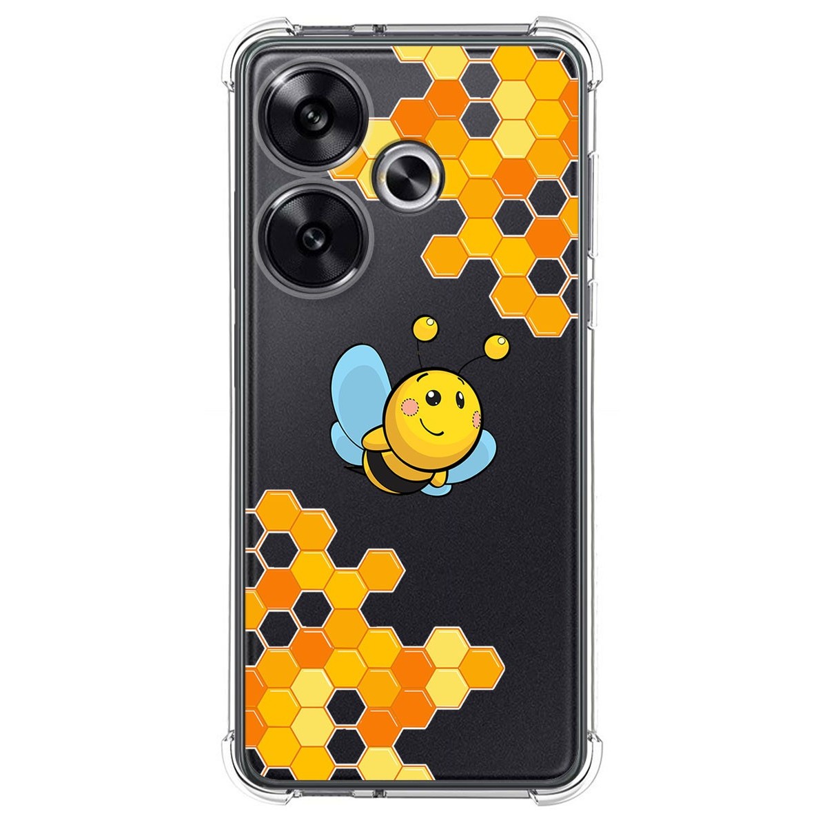 Funda Silicona Antigolpes para Xiaomi Poco F6 5G diseño Abeja Dibujos