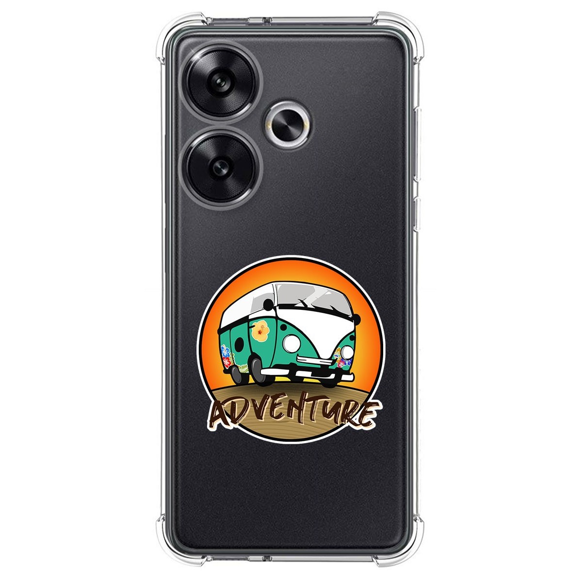 Funda Silicona Antigolpes para Xiaomi Poco F6 5G diseño Adventure Dibujos