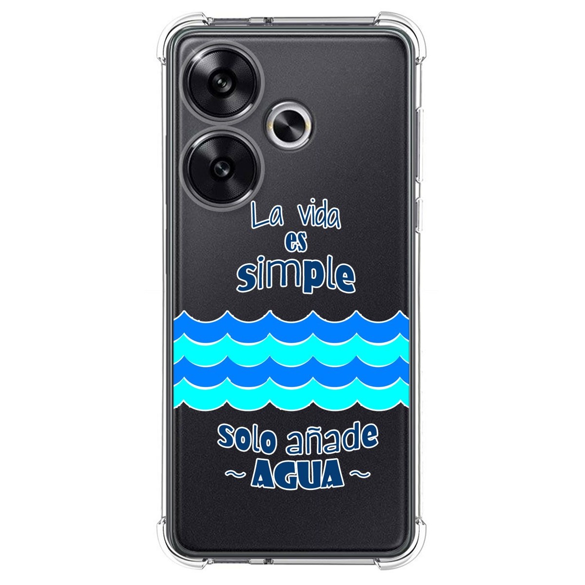 Funda Silicona Antigolpes para Xiaomi Poco F6 5G diseño Agua Dibujos