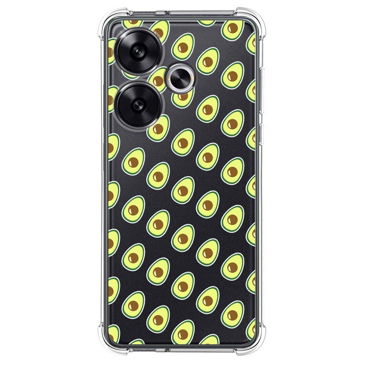 Funda Silicona Antigolpes para Xiaomi Poco F6 5G diseño Aguacate Dibujos