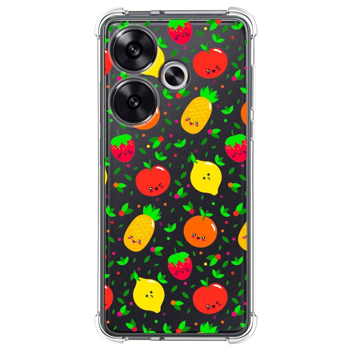 Funda Silicona Antigolpes para Xiaomi Poco F6 5G diseño Frutas 01 Dibujos