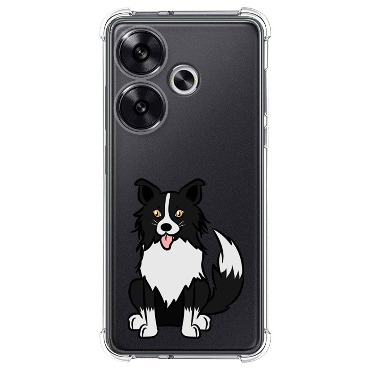 Funda Silicona Antigolpes para Xiaomi Poco F6 5G diseño Perros 01 Dibujos