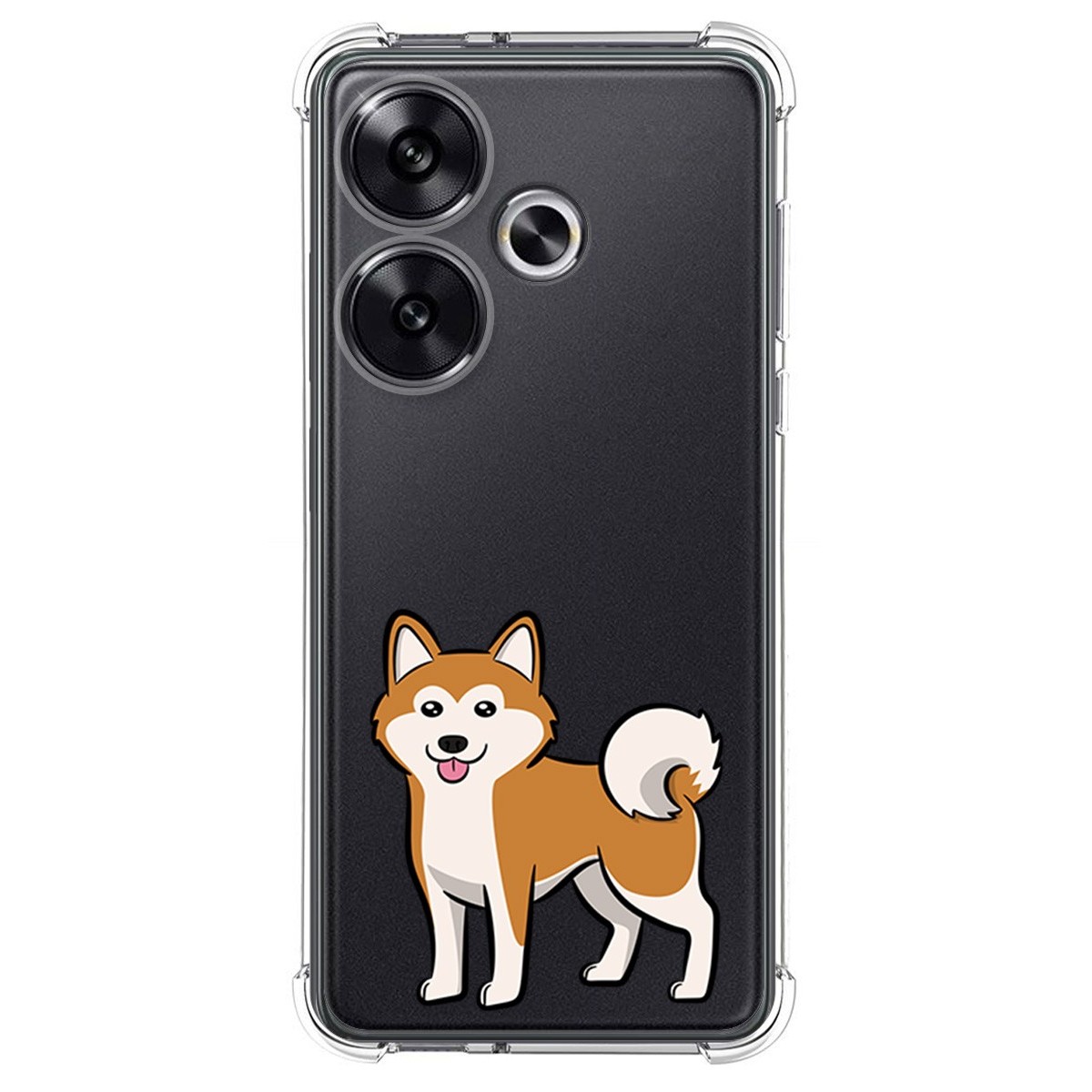 Funda Silicona Antigolpes para Xiaomi Poco F6 5G diseño Perros 02 Dibujos