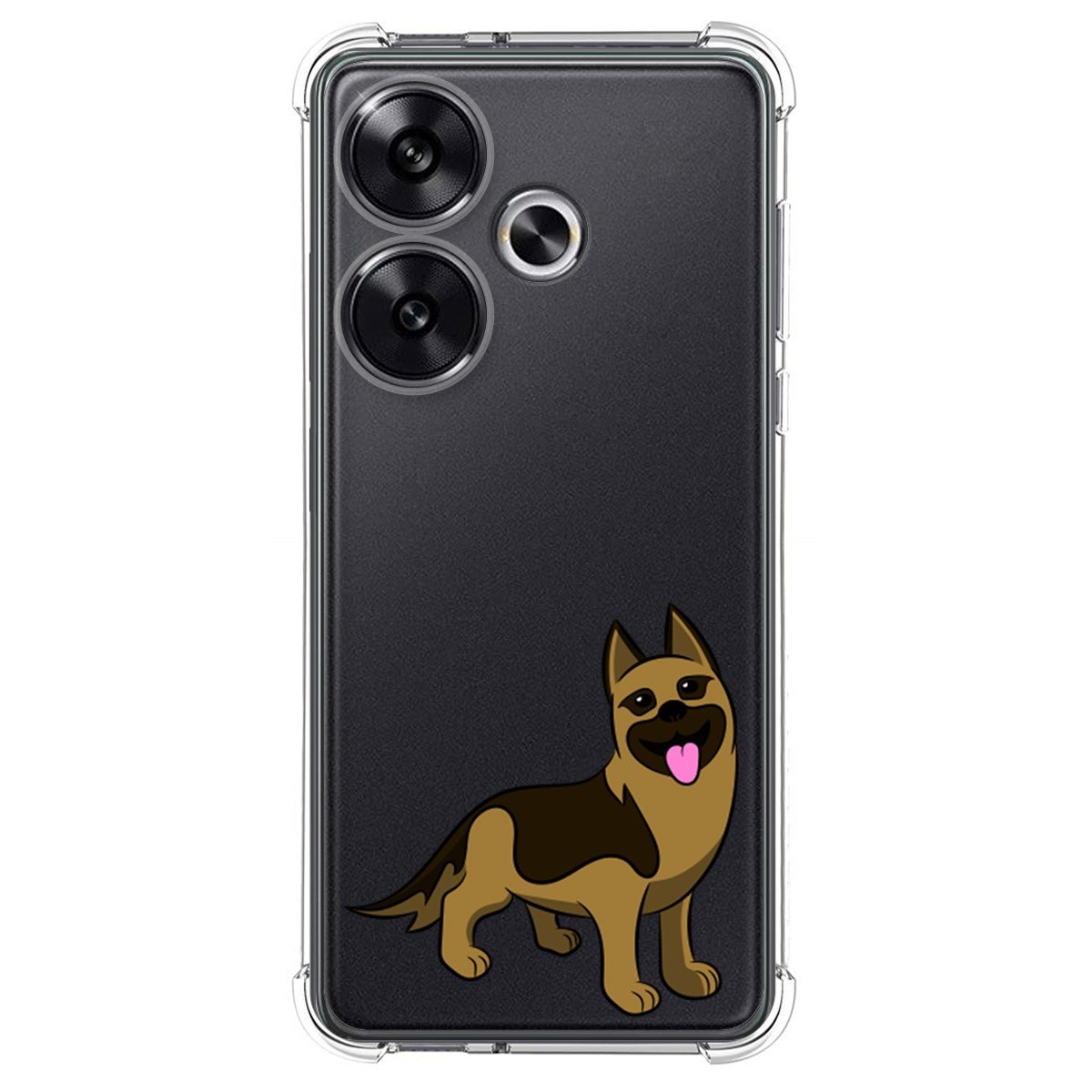 Funda Silicona Antigolpes para Xiaomi Poco F6 5G diseño Perros 03 Dibujos