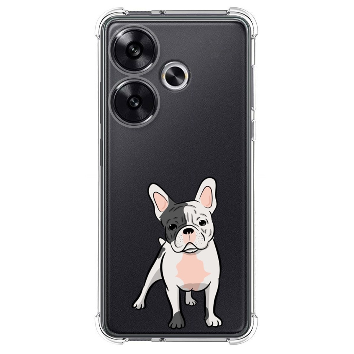 Funda Silicona Antigolpes para Xiaomi Poco F6 5G diseño Perros 06 Dibujos