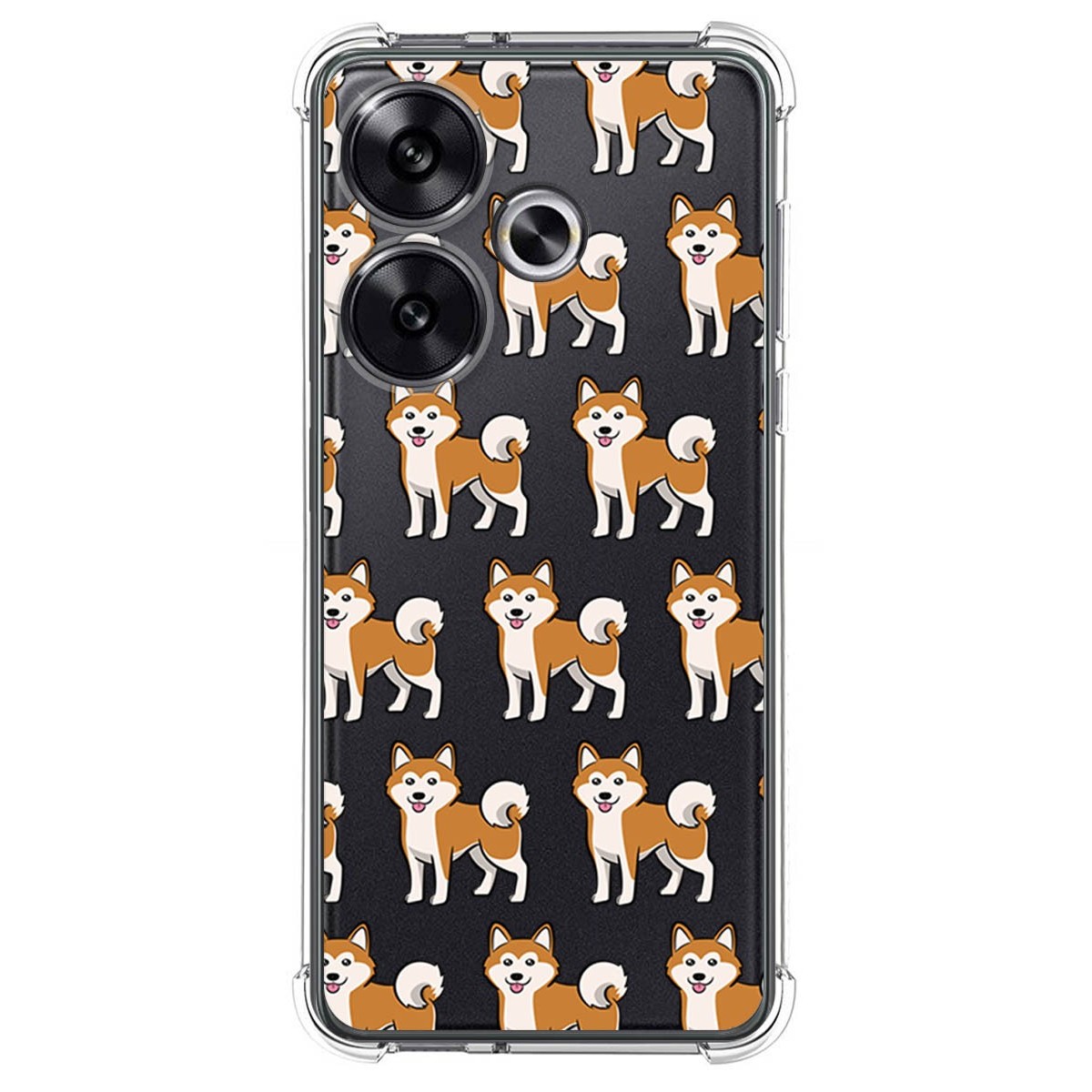 Funda Silicona Antigolpes para Xiaomi Poco F6 5G diseño Perros 08 Dibujos