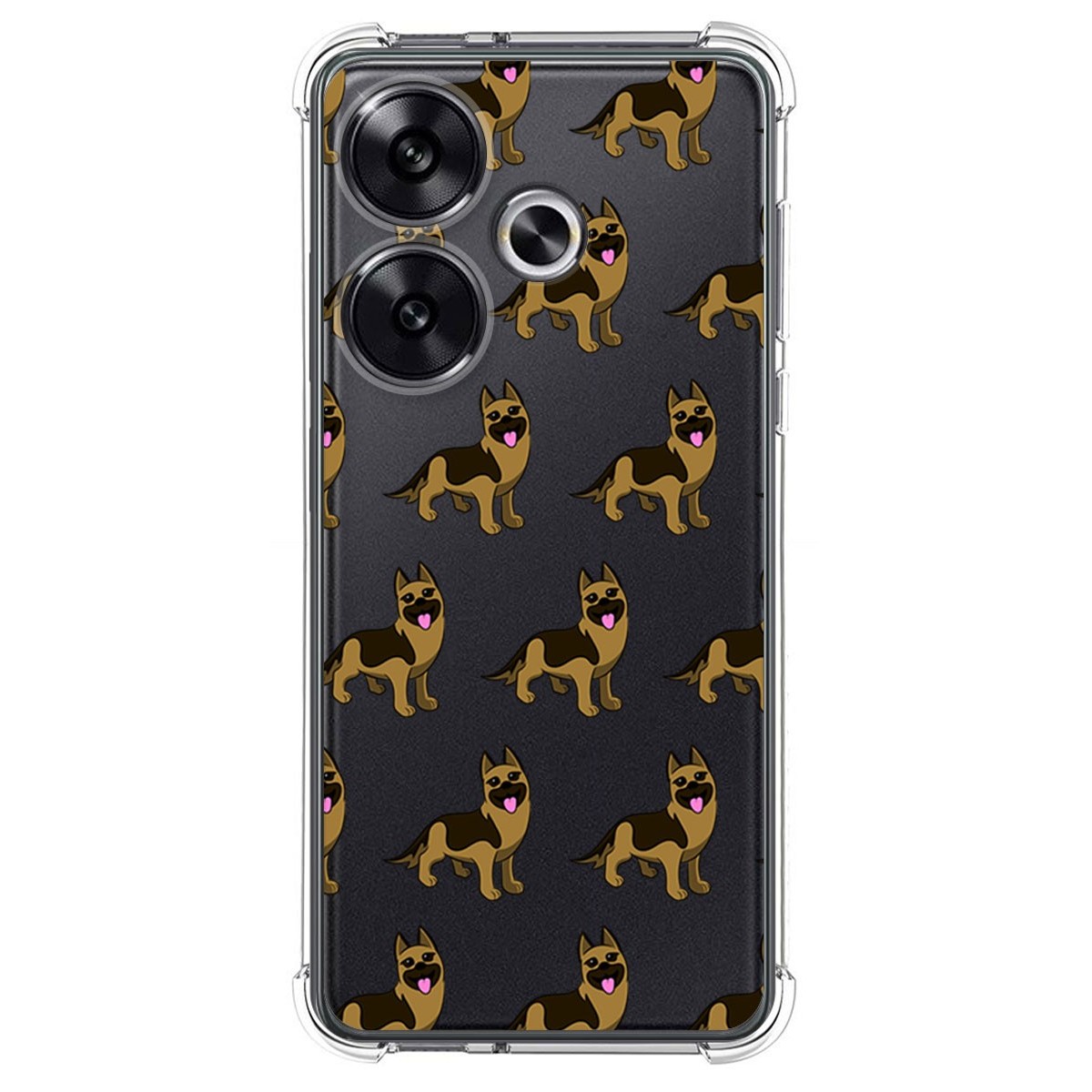 Funda Silicona Antigolpes para Xiaomi Poco F6 5G diseño Perros 09 Dibujos