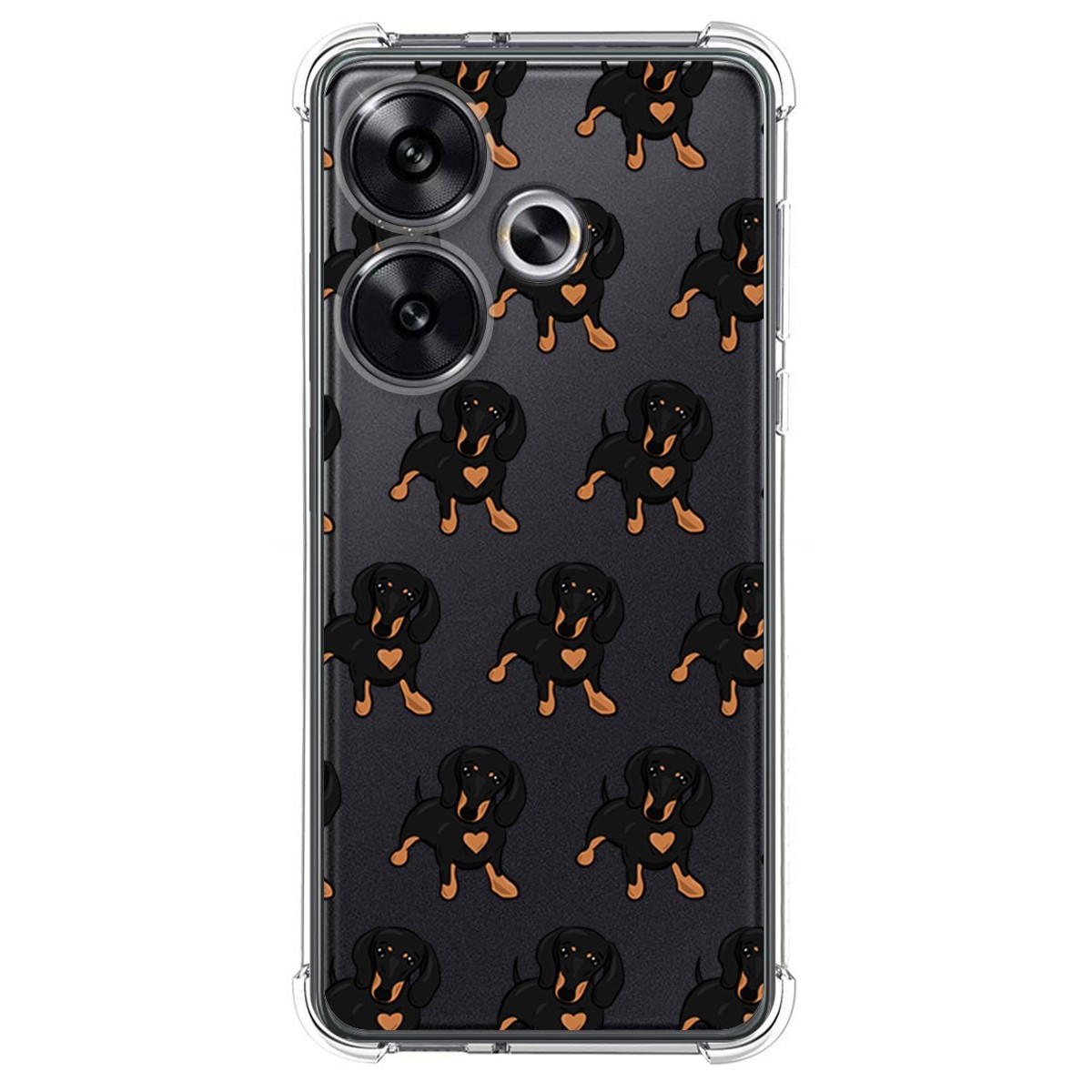 Funda Silicona Antigolpes para Xiaomi Poco F6 5G diseño Perros 10 Dibujos