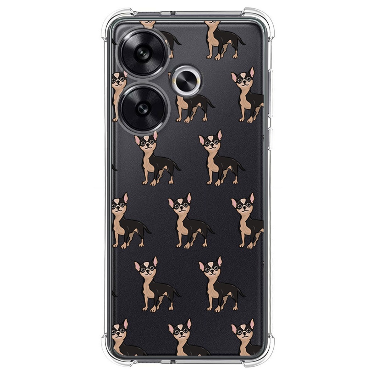 Funda Silicona Antigolpes para Xiaomi Poco F6 5G diseño Perros 11 Dibujos