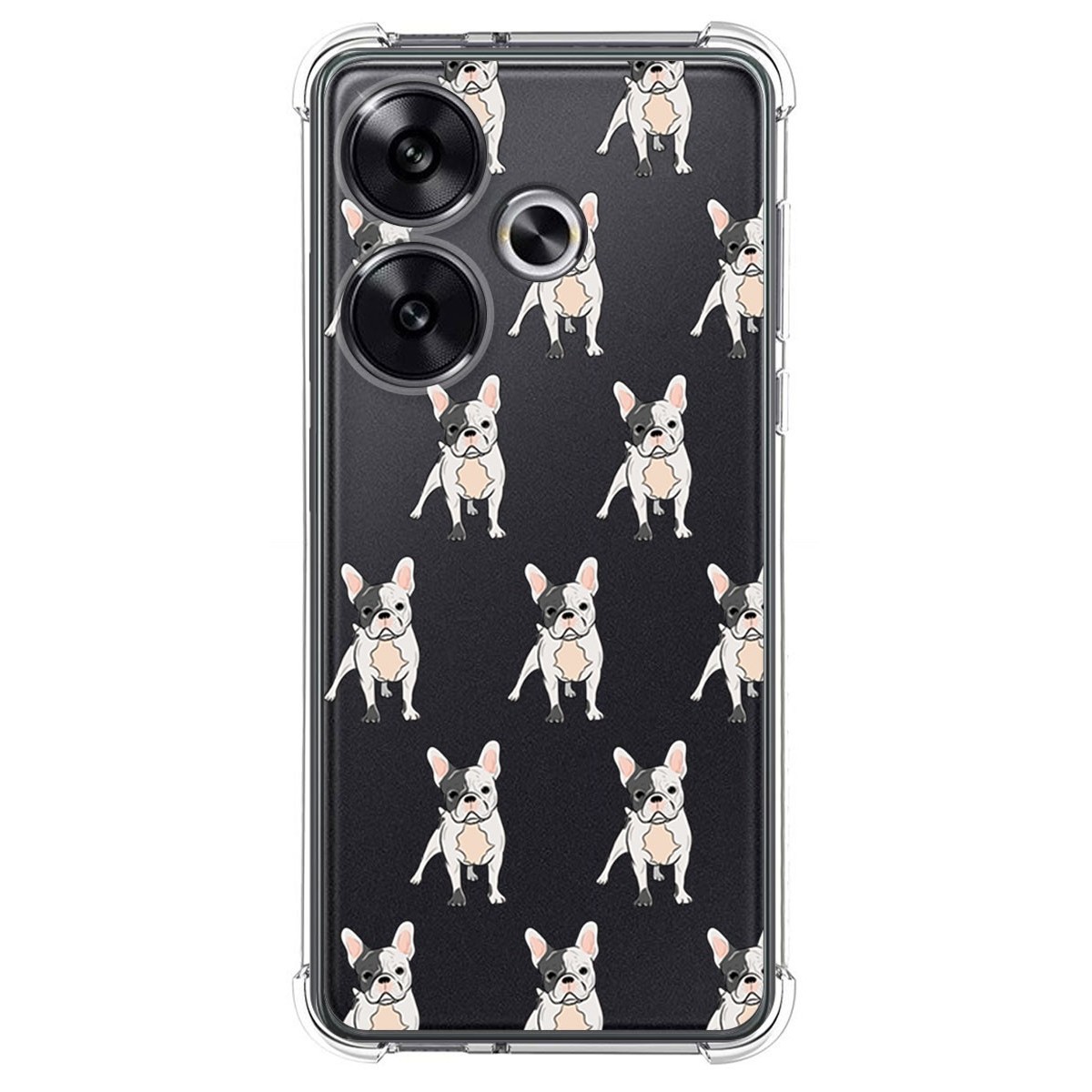 Funda Silicona Antigolpes para Xiaomi Poco F6 5G diseño Perros 12 Dibujos