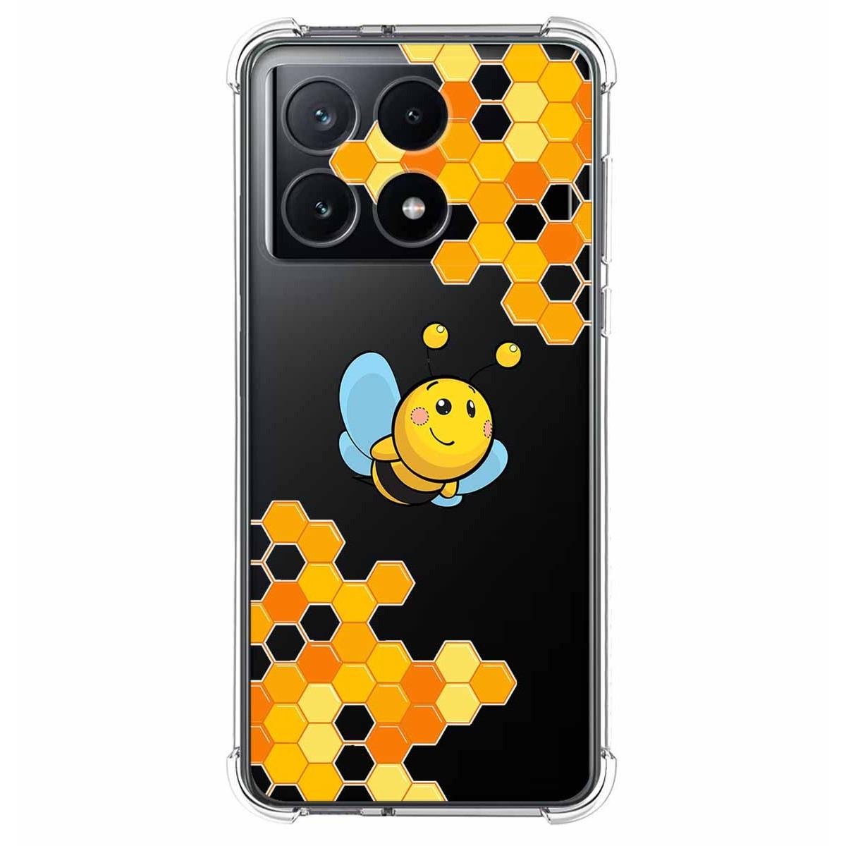 Funda Silicona Antigolpes para Xiaomi Poco F6 Pro 5G diseño Abeja Dibujos