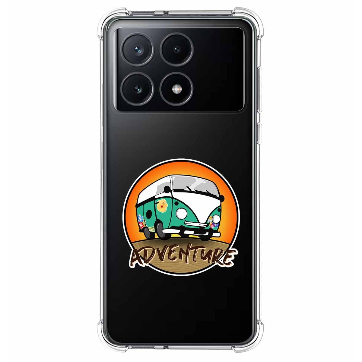 Funda Silicona Antigolpes para Xiaomi Poco F6 Pro 5G diseño Adventure Dibujos