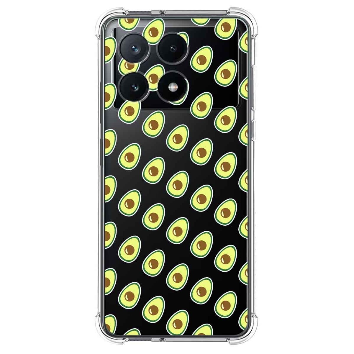 Funda Silicona Antigolpes para Xiaomi Poco F6 Pro 5G diseño Aguacate Dibujos